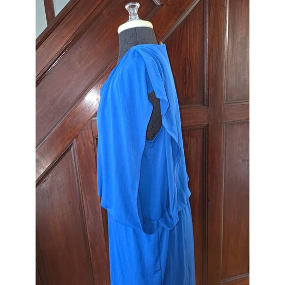 Chicos Womens Blue Dress Size 3 Blouson Style Knee-Length Soft & Stretchy XL - Picture 3 of 7